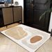 Living Room Rug,Large Rug,Oversized, Gold Leaves Design,Bedroom Rug,Soft And Thick, Machine Washable, Thickened Rug, Bedside Rug,Decorative Indoor Rug_maomaolike.com