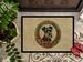 Schnauzer Christmas Flowers Doormat Front Door Mat Indoor Outdoor Rugs For Entryway, Non Slip Washable Low Pile, 24H X 36W_maomaolike.com
