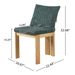 Indoor Boucle Dining Chair Set Of 2, Rubber Wood Frame, Plush Green Boucle Seating, 250lbs Weight Capacity For Kitchen & Dining Room_maomaolike.com