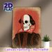 Shakespeare Skull Themed Painting Poster, Vintage Dark Art Illustration Poster, Iconic Literary Quote Design, Suitable For Home Study, Library And_maomaolike.com