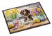 Decorating Easter German Shorthaired Pointer Doormat Front Door Mat Indoor Outdoor Rugs For Entryway, Non Slip Washable Low Pile, 24H X 36W_maomaolike.com