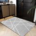 Living Room Rug Large-sized Rug With Geometric Pattern Bedroom Rug Plush Thickened Machine Washable Thickened Rug Bedside Rug Interior Decorative Rug_maomaolike.com