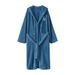 Home Textile Soft Touch Micro Fleece Hooded Bathrobe Plush Long Spa Robe Absorbent Bathrobe_maomaolike.com