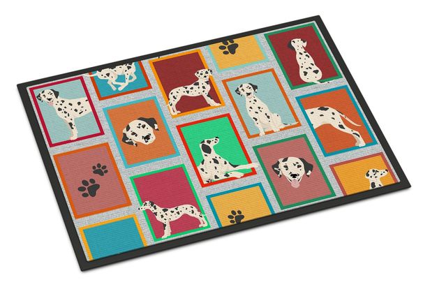 Lots Of Dalmatian Doormat Front Door Mat Indoor Outdoor Rugs For Entryway, Non Slip Washable Low Pile, 24H X 36W_maomaolike.com