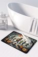 Zombies Spooky Halloween Memory Foam Kitchen Mat Machine Washable Anti-Fatigue Mat Cushion Comfort Bath Mat Or Kitchen Rug_maomaolike.com