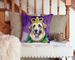 Anatolian Shepherd Dog King Of Mardi Gras Throw Pillow Machine Washable, Indoor Outdoor Decorative Pillow For Couch, Bed Or Patio, 14Hx14W_maomaolike.com