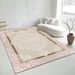 Living Room Rug Large Size Gorgeous Gold Frame Design Bedroom Rug Plush Thickened Machine Washable Thickened Underlay Interior Decorative Rug_maomaolike.com