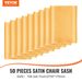Stretch Spandex Chair Sashes Bows, Chair Slipcover And Stretch Chair Sash, Elastic Chair Bands, Fitting Wedding, Holiday, Banquet, Party, Celebration Chair Decoration (50 PCS Gold)_maomaolike.com