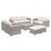 10 Piece PE Rattan Patio Furniture Set, Sectional Sofa Set, Outdoor Patio Furniture Set With Cushions & Tempered Glass Coffee Table_maomaolike.com
