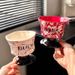 New Light Luxury High-end Handy Cup Multi-purpose Tea Drinking Set High Temperature Fired Underglaze Colored Ceramic Cup_maomaolike.com