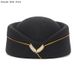 Hot Sale Womn Elgant Stwardss Cadt Uniform Caps Wool Flt Pillbox Air Hostsss Brt Hat Costum Cosplay Musical_maomaolike.com