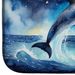 Dolphin In A Starry Sea Dish Drying Mat Absorbent Dish Drying Mat Pad For Kitchen Counter Dish Drainer Mat For Countertop, 14 X 21", Multicolor_maomaolike.com