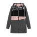 Women's Clothing women's sweatshirt zipper color matching print hooded long sleeved jacket_maomaolike.com
