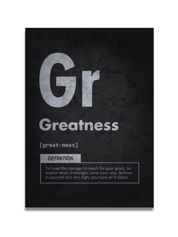 Motivational Decorative Artworks: Elements Of Success, Greatness, Perseverance, Heritage Themes Striving And Perseverance, Minimalist Style_maomaolike.com