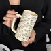 Large Capacity Ceramic Coffee Cup, Cat Cup, Couple Breakfast Cup, Mug_maomaolike.com