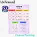 Italian Verb "Volere" Conjugation Painting Poster, Colorful Structured Table Poster, Clear Verb Form Guide For Italian Language Study, Suitable For_maomaolike.com