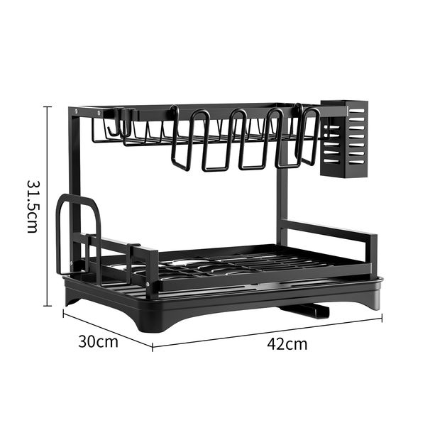 Dish Storage Rack Household Draining Fork Chopsticks Tableware Box Countertop Kitchen Sink Dish Rack_maomaolike.com