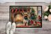 Silky Terrier Cozy Christmas Doormat Front Door Mat Indoor Outdoor Rugs For Entryway, Non Slip Washable Low Pile, 24H X 36W_maomaolike.com