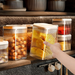 Five Grains Sealed Flour Snap Box Press-Type Food-Grade Plastic Jar Snack Storage Container_maomaolike.com