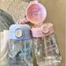 Creative 400ml Kids Sippy Cup Leak-proof With Straw Cartoon Water Bottles Lightweight Plastic Toddlers Beverage Cups_maomaolike.com