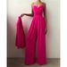 Women's jumpsuit cross-border suspender belt waist straight floor-length minimalist jumpsuit spring and summer new product_maomaolike.com