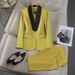 Women's Clothing Light luxury high-end professional suits fashionable temperament goddess style green suit jacket_maomaolike.com