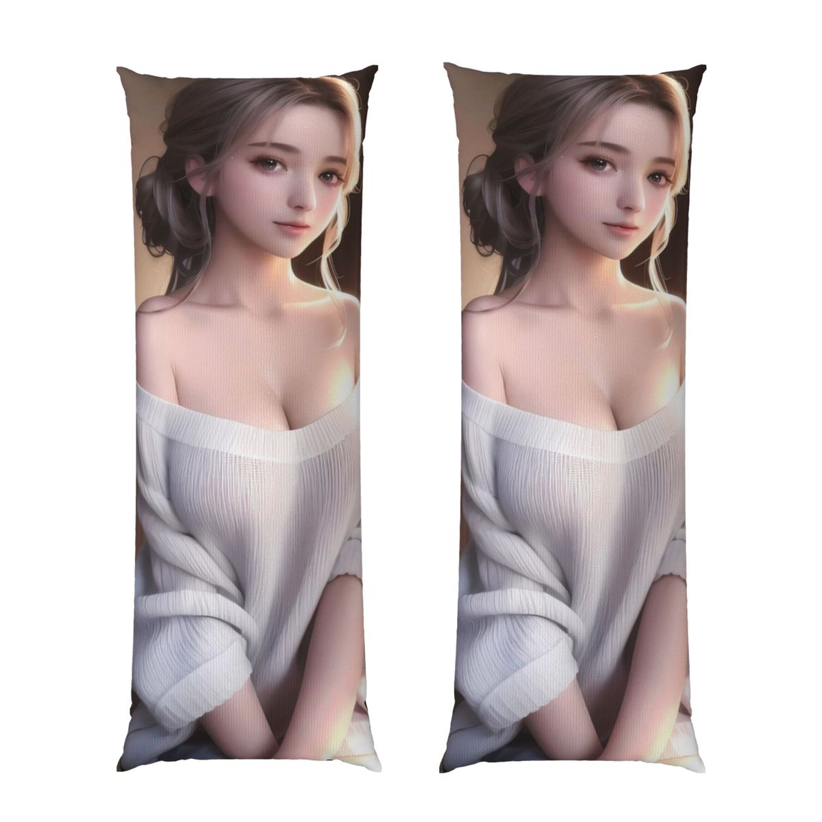 Equal Body Pillowcase, Removable Velvet Equal Body Pillowcase, (excluding Pillow Core)_maomaolike.com