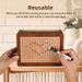 Creative Piggy Bank Saving Challenge: 8 Amount Stickers, Wooden Crafts, DIY Wooden Piggy Bank_maomaolike.com
