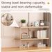 Acrylic Countertop Book Storage Rack Bookshelf Living Room Snack Cup Holder Desktop Organizer Multi-layer Magic Tool_maomaolike.com