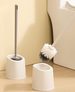 Household Soft Bristle Round Head Wall-Mounted Long Handle Special Toilet Brush Three-Piece Set Cross-Border Wholesale_maomaolike.com