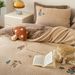 Fleece-Lined Thickened Autumn Winter Warm Milk Velvet Four-Piece Set Double-Sided Coral Fleece Duvet Cover Cute Cartoon Puppy Anti_maomaolike.com