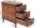 Wood Nightstand, Fully Assembled Narrow Side Table With 3 DrawersB_maomaolike.com