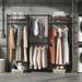 Freestanding Closet Organizer, Large Garment Clothes Rack_maomaolike.com