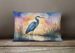 Birds, Birds, Birds Throw Pillow Throw Pillow For Indoor Couch Bed Outdoor Patio Washable, Blue Heron Setting Sun 7503,12Hx16W_maomaolike.com