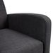 Mid-Century Modern Fabric Accent Armchair Single Sofa With Rubber Wood Legs For Living Room_maomaolike.com