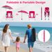 Beach Umbrella Chair For Adults With Adjustable Parasol UPF50+ Sun Tear-proof 600D Oxford Fabric 360° Adjustable Tilt_maomaolike.com