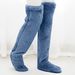 Autumn And Winter Teddy Bear Floor Socks Long Socks Knee Warm High Socks Girls_maomaolike.com