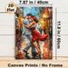 Tango Dancing Themed Painting Poster, Vibrant Impasto-style Couple Dancing In Bustling City Street Poster, Romantic Artistic Decor Option For Living_maomaolike.com