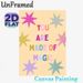 You Are Made Of Magic Inspirational Painting Poster, Pastel-colored Polka Dot Star Pattern Poster, Uplifting Quote Decor To Boost Mood Ideal For_maomaolike.com