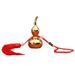 Brass Hanging Red Tassel Mirror Gourd Car Decoration Teacher's Day Gift Copper Craft Ornament_maomaolike.com