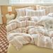 Wholesale INS Japanese Simple Vintage Striped Pure Four-Piece Nordic Style Full Yarn-Dyed Washed Cotton 4-Piece Set_maomaolike.com
