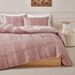 Flower Vertical Stripes Quilt Cover Duvet Cover Full Size Bedding Set For UK/USA/Europe Bedding_maomaolike.com