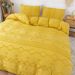 Bedding Craft Style Solid Color Cut Flower Series Diamond Shaped Home Textile Three Piece Set_maomaolike.com