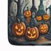 La Catrina Skeleton Spooky Halloween Memory Foam Kitchen Mat Machine Washable Anti-Fatigue Mat Cushion Comfort Bath Mat Or Kitchen Rug_maomaolike.com