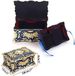Vintage Metal Jewelry Box - Two Layer Rectangular Trinket Organizer Storage Box Ornate Treasure Chest Box Jewelry Decorative Box Keepsake Gift Box Case For Women Girls_maomaolike.com