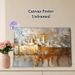 Ancient Mediterranean City Painting Poster, Textured Impressionist-style Poster, Warm-toned Old City With Domed Structures And Towers, Refined Wall_maomaolike.com