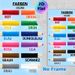 German Color Learning Painting Poster, Bright Sparkling Colored Pencil Design Poster, Supports German Color Term Study, Suitable For Language Learning_maomaolike.com