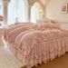 2025 New French Lace Single Piece Style Sheet With Edge All-Season Bed Skirt Cover_maomaolike.com