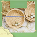 Pipa Rabbit Rutin Chicken Breeding Box Supplies Hideaway Nest Parrot Grass Woven Universal For Small Birds_maomaolike.com