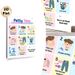 Potty Time Training Painting Poster, Colorful Cartoon Step-by-step Guide Poster, Clear Potty Routine Instructions Ideal For Bathroom_maomaolike.com